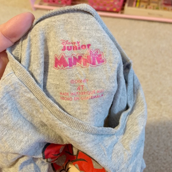 Authentic Disney Minnie Mouse Toddler Girls Tee 4T - Picture 2 of 2